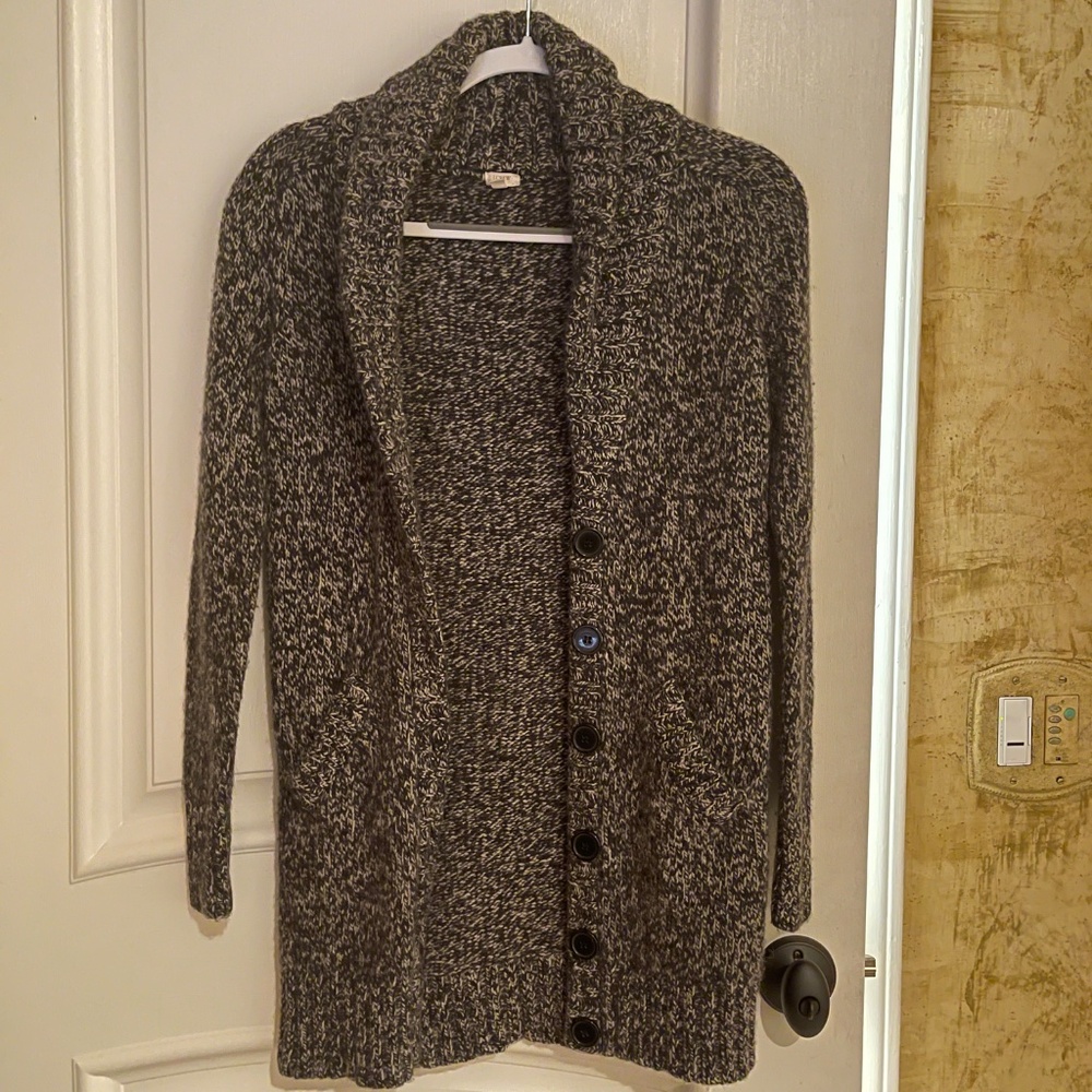 J CREW Wool long cardigan - XS